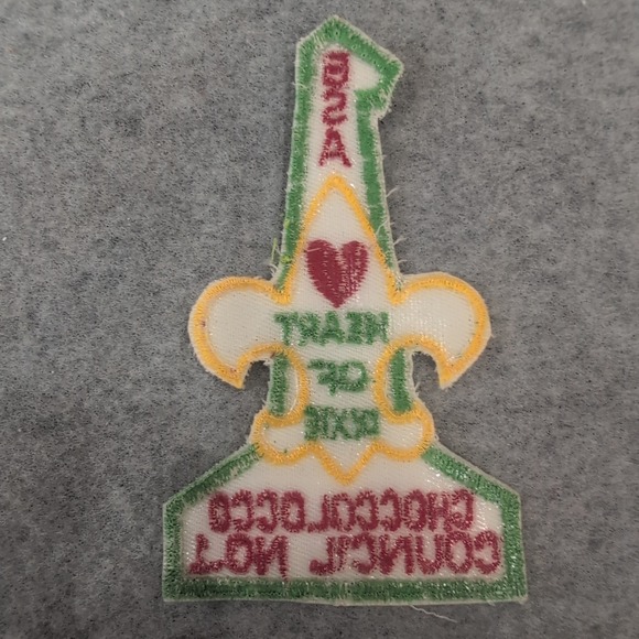 BSA Choccolocco Council No 1 Heart of Dixie Patch Scout Embroidered Fleur de Lis - Picture 2 of 3